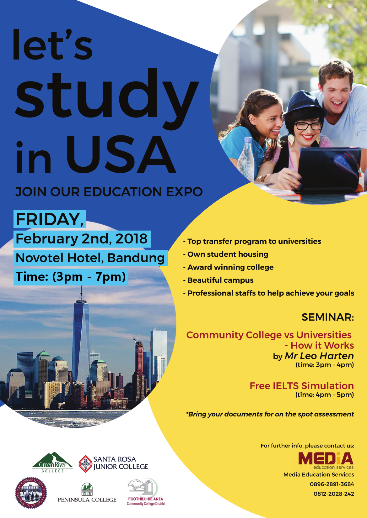 Let's study in USA!