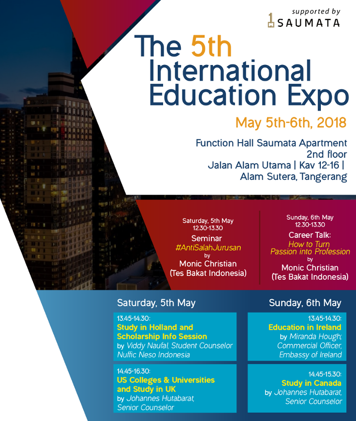 MEDIA 5th International Education Expo flyer